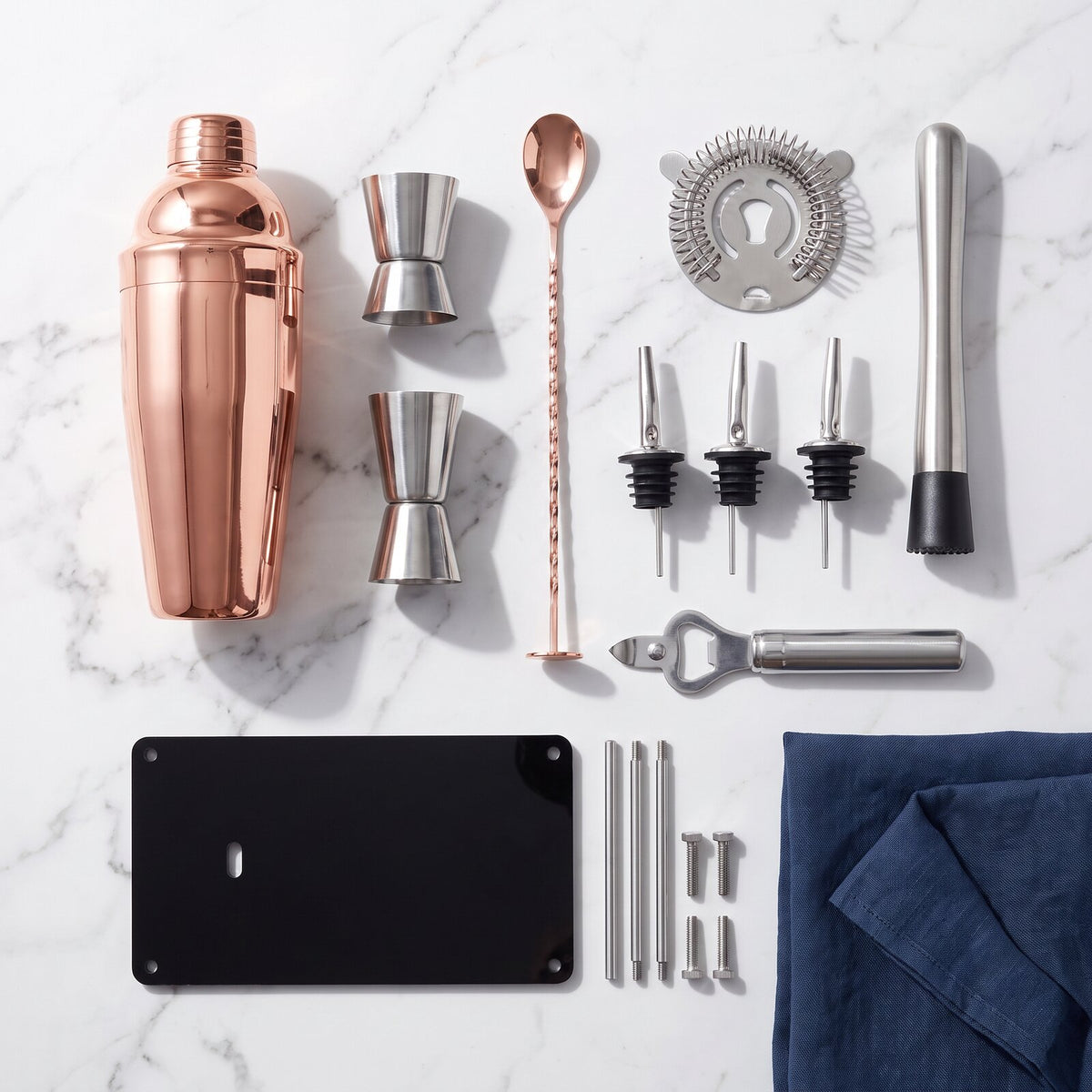 Kit Cocktail Rose Gold 550ml - contenu de la boîte