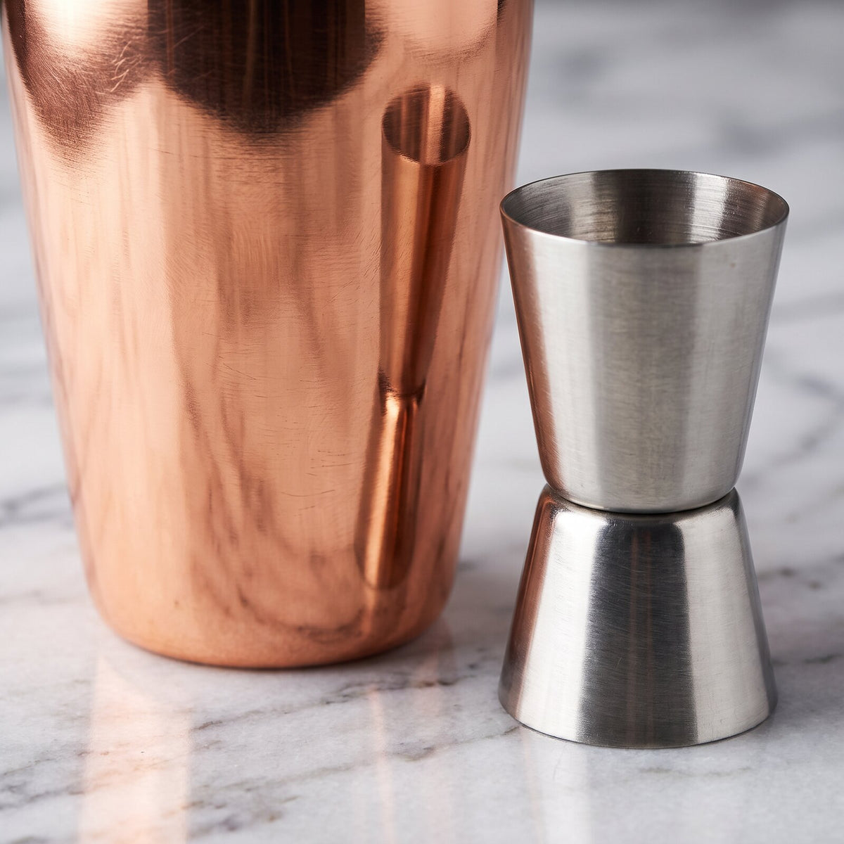 Kit à Cocktail Boston Shaker Rose Gold - détail