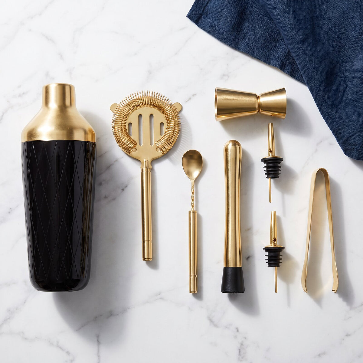Kit Cocktail Chic Or — dans la boîte