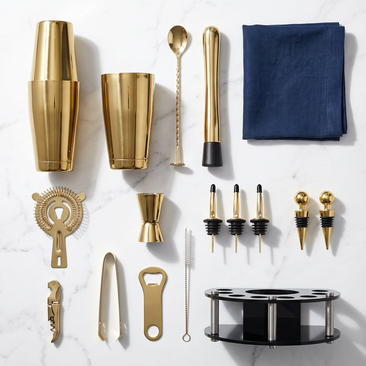 Kit Cocktail Or — dans la boîte