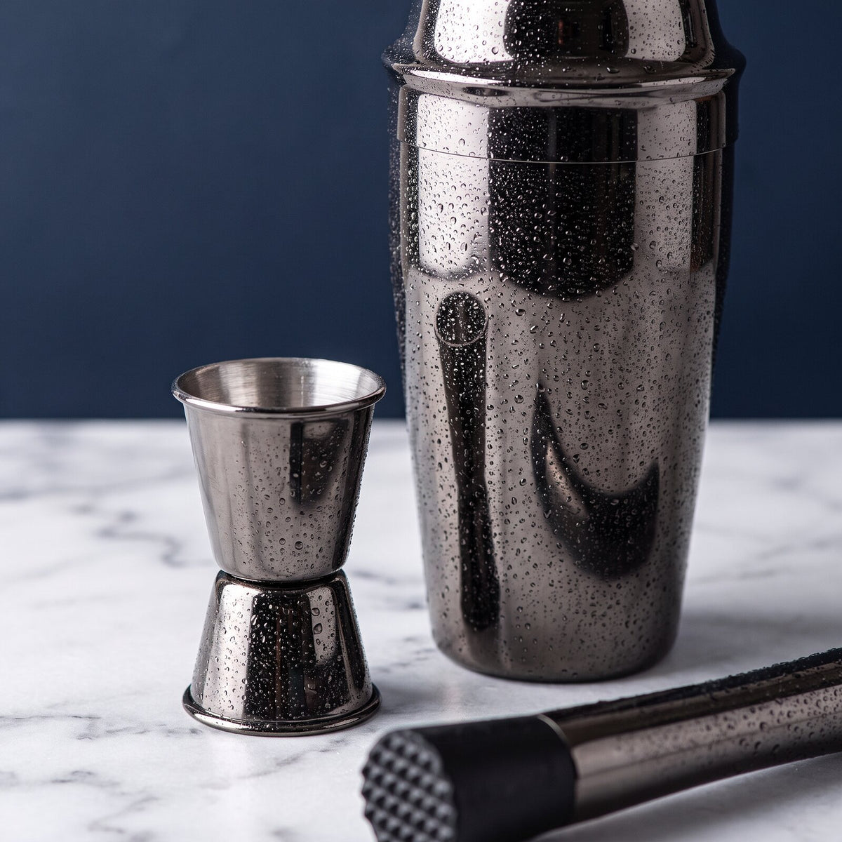 Kit Cocktail Continental Shaker Noir — détail