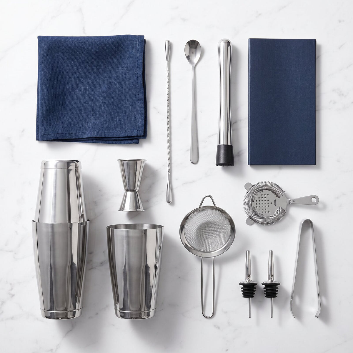 Kit Cocktail Shaker Boston Inox — dans la boîte