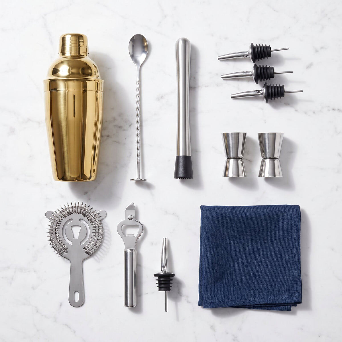 Kit Cocktail Or 550ml - contenu de la boîte