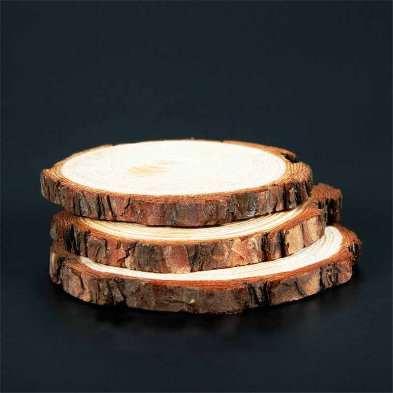 Dessous de Verre Rondin en Bois