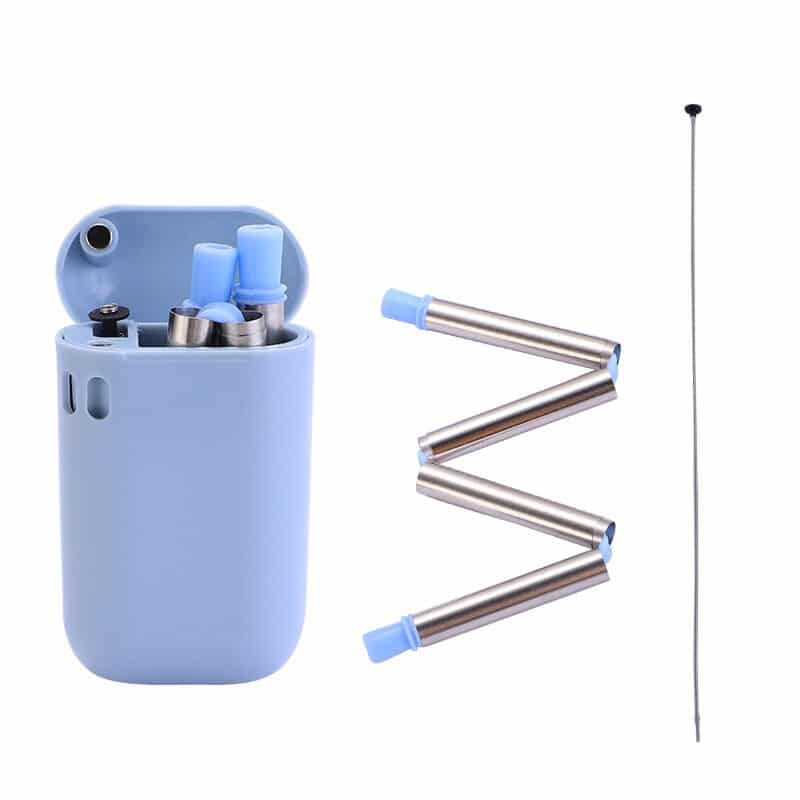 Paille en Inox Pliable