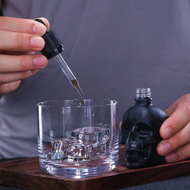 Pipette à Cocktail Tête de Mort
