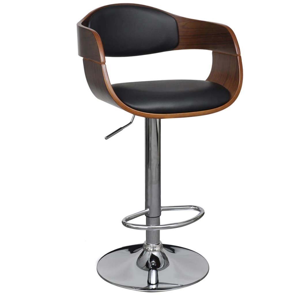 Tabouret de bar rotatif en bois