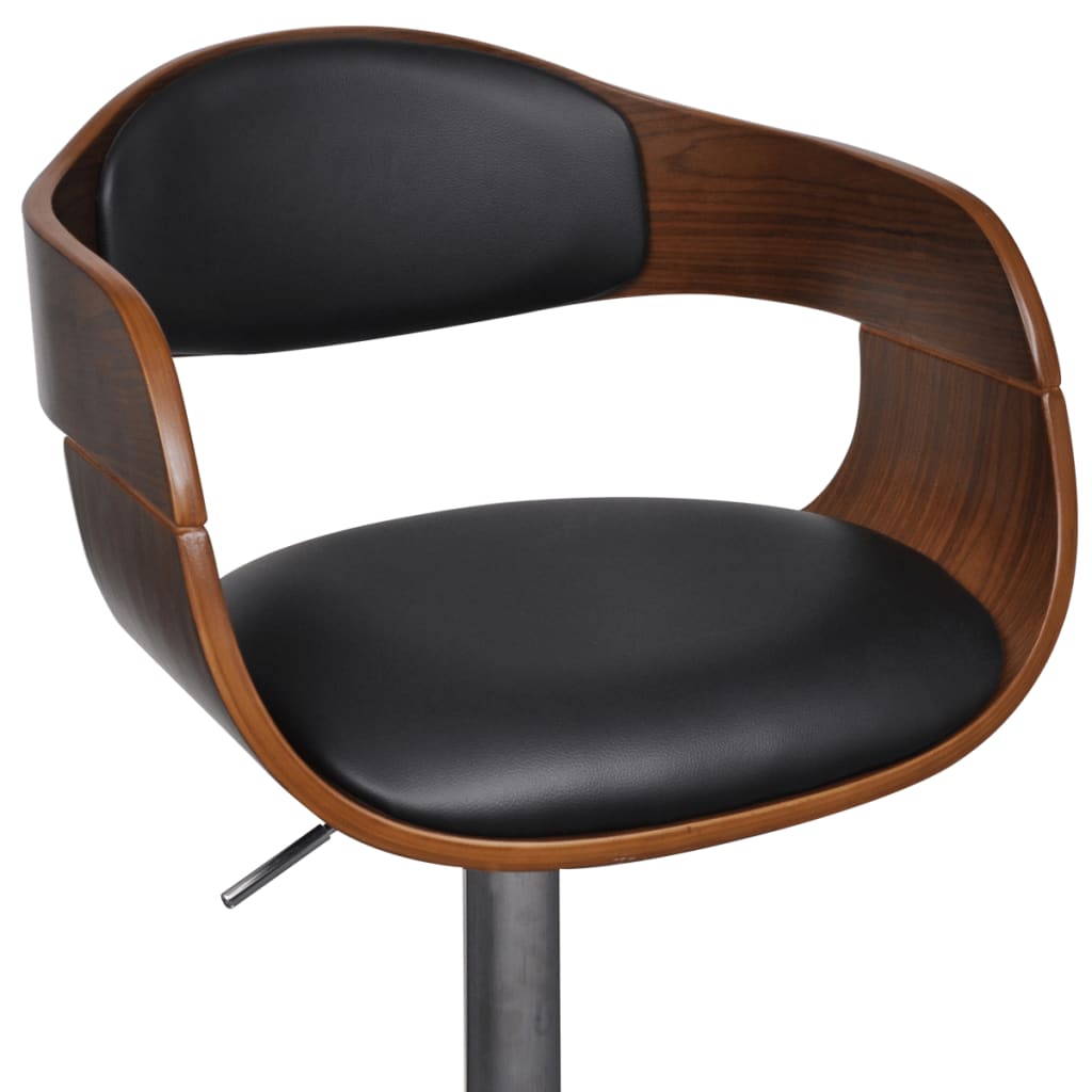Tabouret de bar rotatif en bois