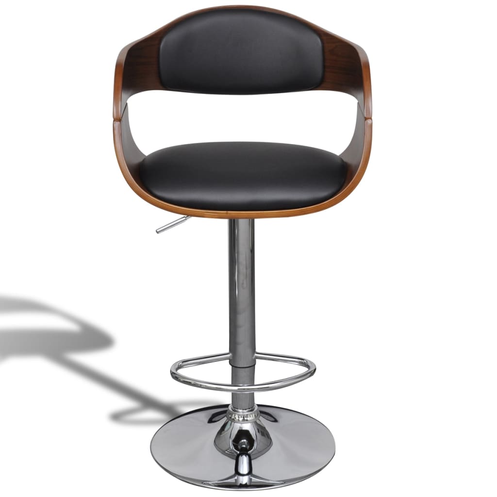 Tabouret de bar rotatif en bois