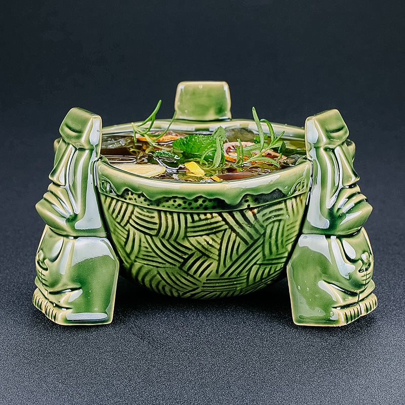 Récipient en Céramique Tiki