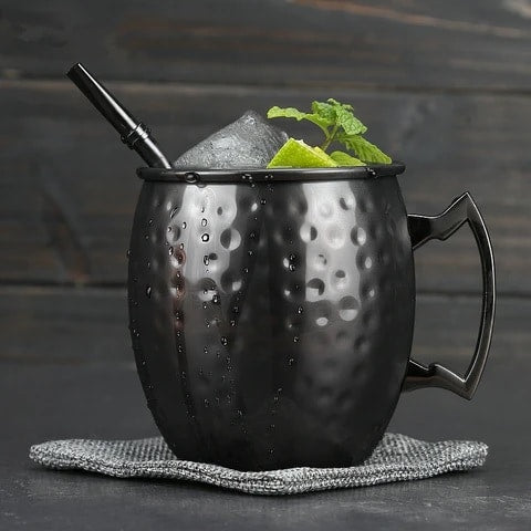 Verre Moscow Mule Noir