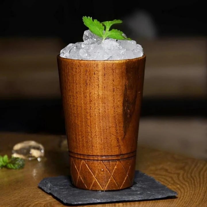 Verre Cocktail en Bois