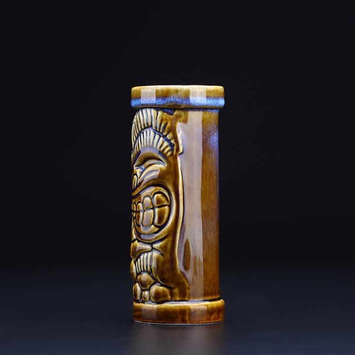 Verre Tiki Marron en Céramique