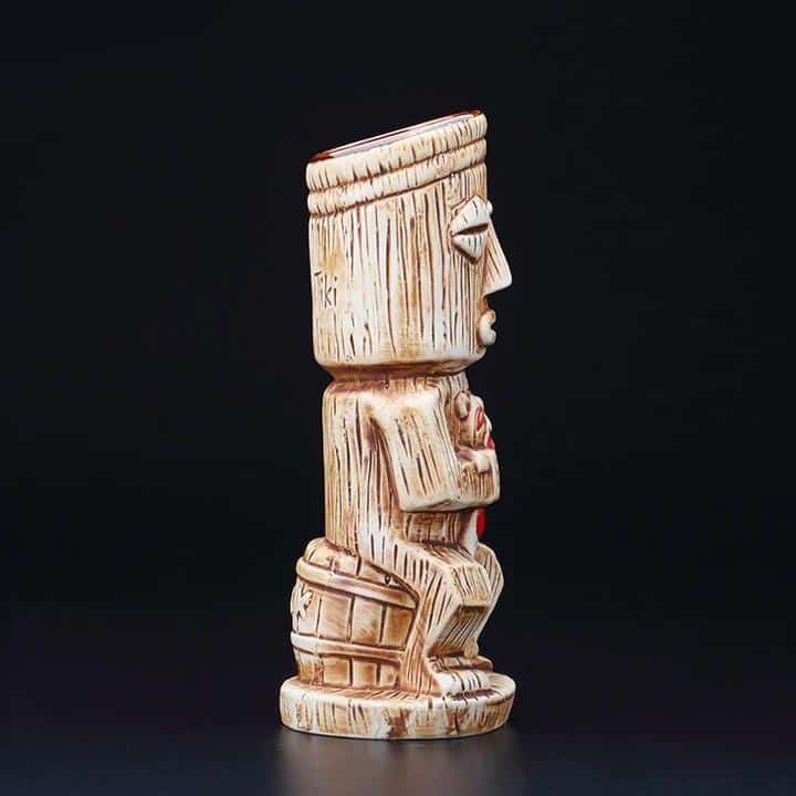 Verre Tiki Effet Bois