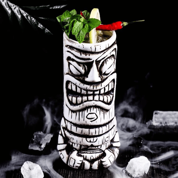 Verre Tiki Maori