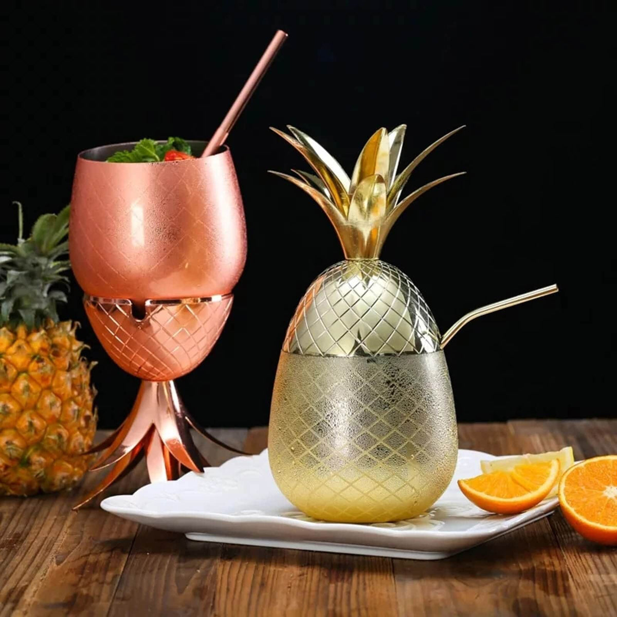 Verre Moscow Mule Ananas