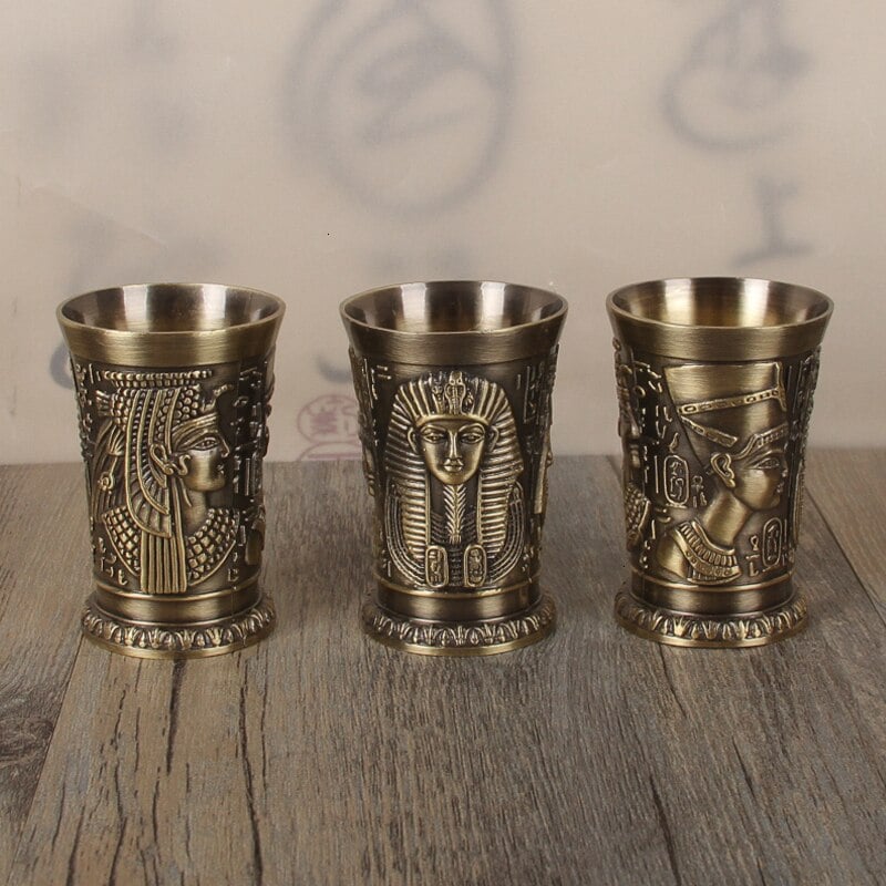6 Verres à Shot Égyptien