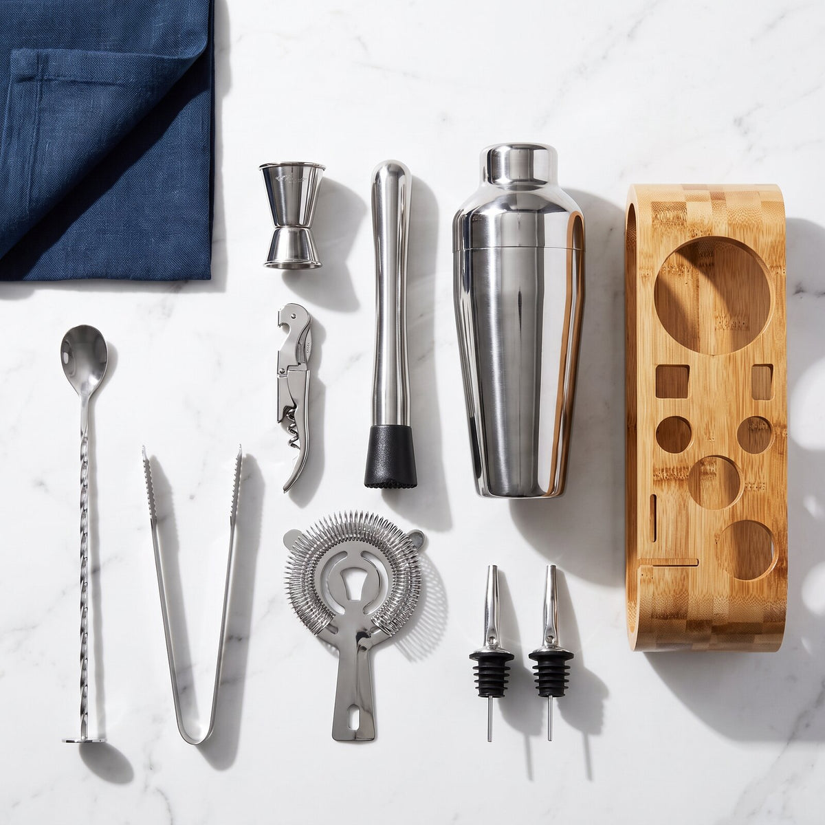 Kit Cocktail Continental Shaker Inox — dans la boîte