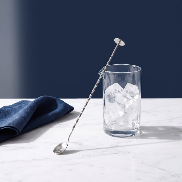 Cuillère à mélange à manche torsadé