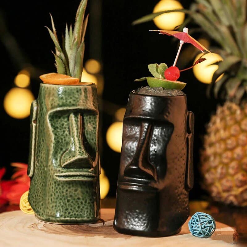 Verre Tiki Île de Pâques